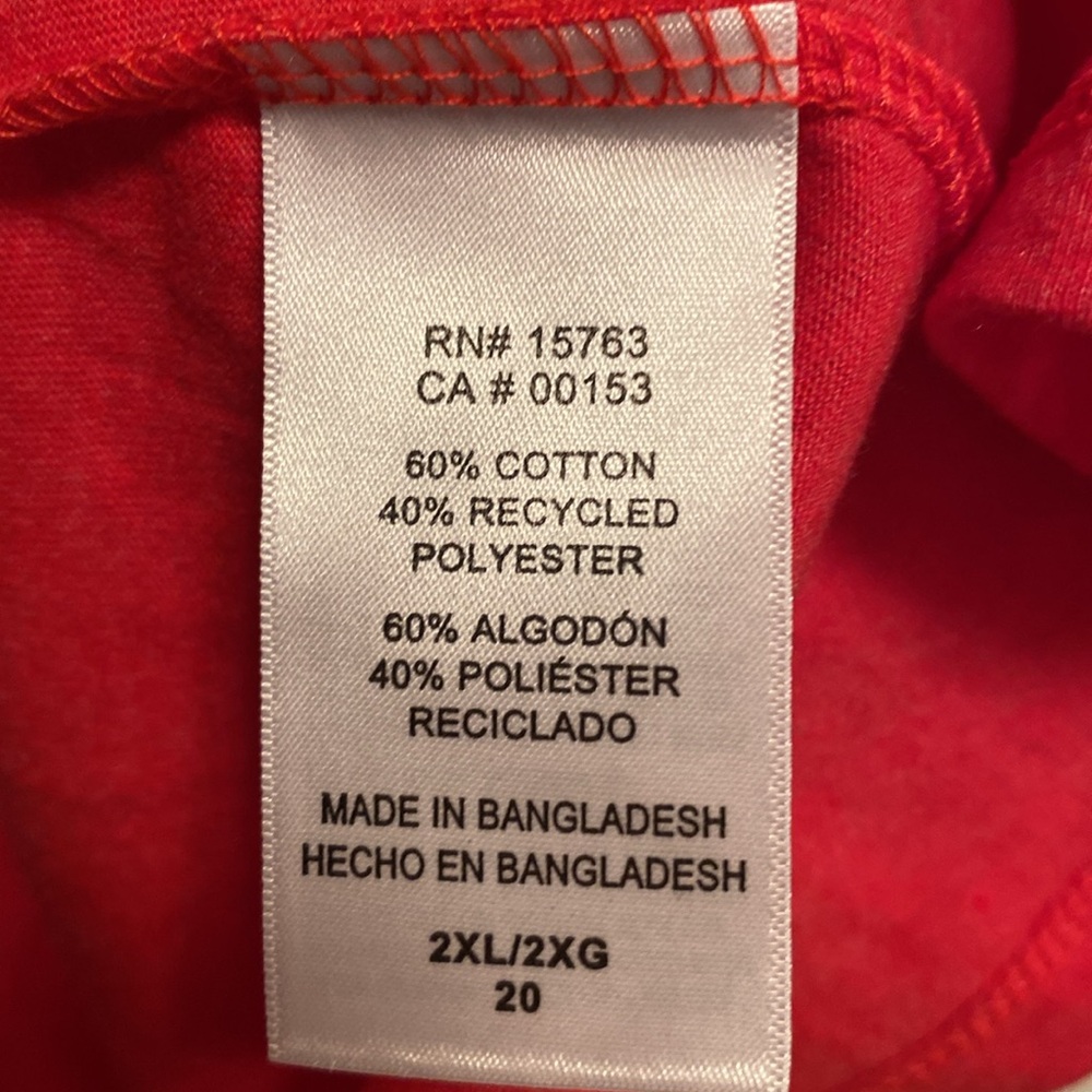 Russell Athletic Red Touchdown Women’s Tee…size 2XL - Picture 4 of 5